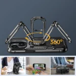 Joyroom Dual Hinge Case For Armored Case With A Stand And A Ring Holder Black Kryt iPhone 14