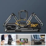 Joyroom Dual Hinge Case For Armored Case With A Stand And A Ring Holder Black Kryt iPhone 14