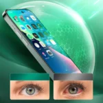 Joyroom Knight Green Glass With Full Screen Anti Blue Light Filter (Jr-G04) iPhone 14 Pro Max