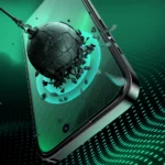 Joyroom Knight Green Glass With Full Screen Anti Blue Light Filter (Jr-G04) iPhone 14 Pro Max