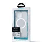 Joyroom Magnetic Defender Magnetic Case For Plus Armored Case With Hooks Stand Clear (MagSafe Compatible) Kryt iPhone 14 Plus