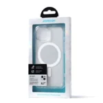 Joyroom Magnetic Defender Magnetic Case For Plus Armored Case With Hooks Stand Clear (MagSafe Compatible) Kryt iPhone 14 Plus
