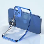 Joyroom New Beauty Series Ultra Thin Case With Electroplated Frame Dark-Blue (Jr-Bp743) Kryt iPhone 12 Pro