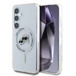 Karl Lagerfeld IML K&CH Heads MagSafe Transparent Kryt Samsung Galaxy S25