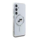 Karl Lagerfeld IML K&CH Heads MagSafe Transparent Kryt Samsung Galaxy S25