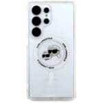 Karl Lagerfeld IML K&CH Heads MagSafe Transparent Kryt Samsung Galaxy S25 Ultra