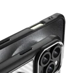 Leading Series MagSafe Silicone Black Kryt iPhone 16 Pro