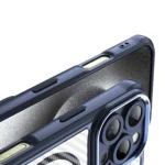 Leading Series MagSafe Silicone Blue Kryt iPhone 16 Pro