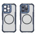 Leading Series MagSafe Silicone Blue Kryt iPhone 16 Pro Max