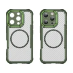 Leading Series MagSafe Silicone Green Kryt iPhone 16 Pro Max