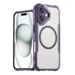 Leading Series MagSafe Silicone Purple Kryt iPhone 16