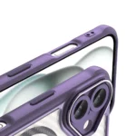 Leading Series MagSafe Silicone Purple Kryt iPhone 16 Plus