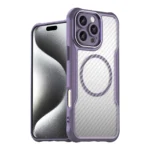 Leading Series MagSafe Silicone Purple Kryt iPhone 16 Pro