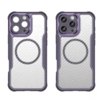 Leading Series MagSafe Silicone Purple Kryt iPhone 16 Pro Max
