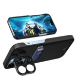 Leather Stand Case Case For Cover Card Wallet With Stand Black Kryt iPhone 14 Pro