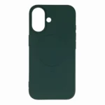 Liquid Silicone Case MagSafe Dark Green Kryt iPhone 16
