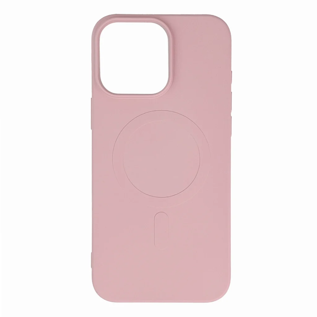 Liquid Silicone Case MagSafe Light Pink Kryt iPhone 16 Pro