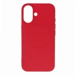 Liquid Silicone Case MagSafe Red Kryt iPhone 16
