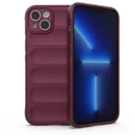 Magic Shield Case Case For Plus Elastic Armored Case In Burgundy Kryt iPhone 14 Plus