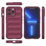 Magic Shield Case For Flexible Armored Burgundy Cover Kryt iPhone 13 Pro Max