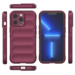 Magic Shield Case For Flexible Armored Burgundy Cover Kryt iPhone 13 Pro Max