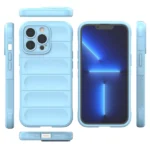 Magic Shield Case For Flexible Armored Cover Light Blue Kryt iPhone 13 Pro
