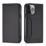 Magnet Card Case Case For Flip Cover Wallet Stand Black Kryt iPhone 14