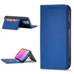 Magnet Card Case Case For Flip Cover Wallet Stand Blue Kryt iPhone 14