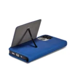 Magnet Card Case Case For Flip Cover Wallet Stand Blue Kryt iPhone 14 Pro