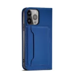 Magnet Card Case Case For Flip Cover Wallet Stand Blue Kryt iPhone 14 Pro Max