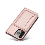 Magnet Card Case Case For Flip Cover Wallet Stand Pink Kryt iPhone 14