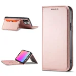Magnet Card Case Case For Flip Cover Wallet Stand Pink Kryt iPhone 14 Pro Max