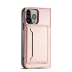 Magnet Card Case Case For Flip Cover Wallet Stand Pink Kryt iPhone 14 Pro Max