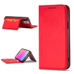 Magnet Card Case Case For Flip Cover Wallet Stand Red Kryt iPhone 14 Pro