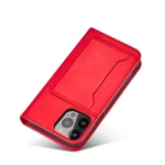 Magnet Card Case Case For Flip Cover Wallet Stand Red Kryt iPhone 14 Pro