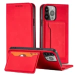 Magnet Card Case Case For Flip Cover Wallet Stand Red Kryt iPhone 14 Pro Max