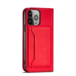 Magnet Card Case Case For Flip Cover Wallet Stand Red Kryt iPhone 14 Pro Max