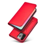 Magnet Card Case Case For Plus Flip Cover Wallet Stand Red Kryt iPhone 14 Plus