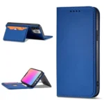 Magnet Card Case For Cover Card Wallet Card Stand Blue Kryt iPhone 13 Pro