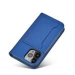 Magnet Card Case For Cover Card Wallet Card Stand Blue Kryt iPhone 13 Pro
