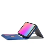 Magnet Card Case For Pouch Card Wallet Card Holder Blue Kryt iPhone 13 Pro Max