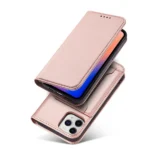 Magnet Card Case For Pouch Card Wallet Card Holder Pink Kryt iPhone 12 Pro Max