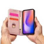 Magnet Card Case For Pouch Card Wallet Card Holder Pink Kryt iPhone 12 Pro Max