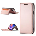 Magnet Card Case For Pouch Card Wallet Card Holder Pink Kryt iPhone 12 Pro Max
