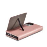 Magnet Card Case For Pouch Card Wallet Card Holder Pink Kryt iPhone 13 Pro Max