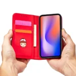 Magnet Card Case For Pouch Card Wallet Card Holder Red Kryt iPhone 12 Pro Max