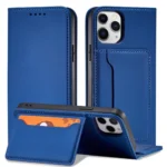 Magnet Card Cover Card Wallet Card Stand Blue Kryt iPhone 12