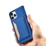 Magnet Card Cover Card Wallet Card Stand Blue Kryt iPhone 12