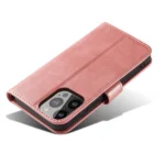 Magnet Case Case For Flip Cover Wallet Stand Pink Kryt iPhone 14 Pro Max