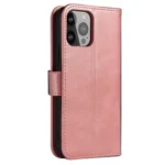 Magnet Case Elegant Bookcase Type Case With Kickstand For Pink Kryt iPhone 13 Pro